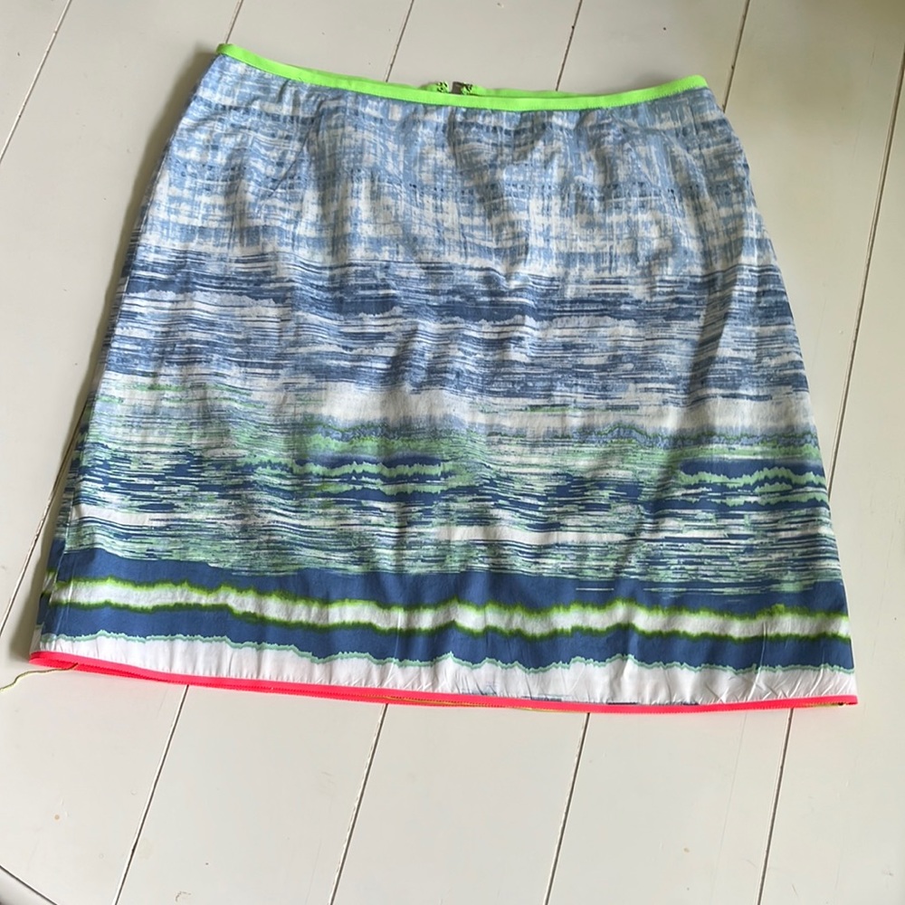 T Tahari Tie Dye Effect skirt US 8